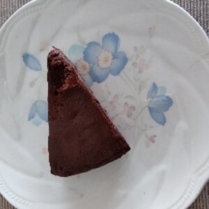 一人分のチョコレートケーキ